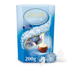 Lindt Lindor Milk &amp; White Chocolate Truffles Box 200g