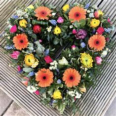 Multicoloured Open Heart 