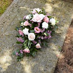 Pink and White Single Ended Spray 