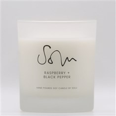 SOLU Raspberry and Black Pepper Candle